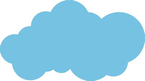 Cloud Icon In Flat Style 22093908 Png