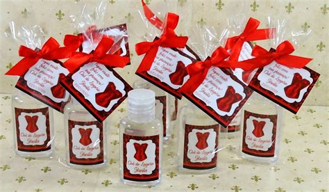 Lembrancinha Ch De Lingerie Personalizada Lcool Gel Elo