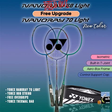 Jual Yonex Nanoray 68 Light Raket Badminton Shopee Indonesia