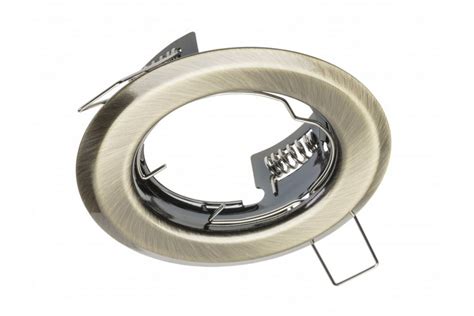 Прожектор потолочный PARMA III, IP20, круглый, старое золото — GTV Decor