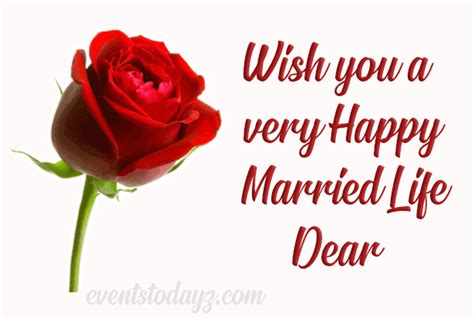 Happy Married Life  Animations With Wishes And Messages Happy