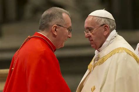 Papa Francesco Bergoglio E Il Cardinale Parolin