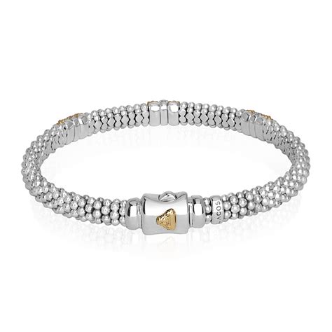 18k Yellow Gold Sterling Silver Diamond Bracelet 05 81264 Ddm