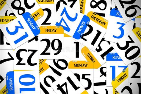 3D Kalender stock illustratie. Illustration of datum - 29101611