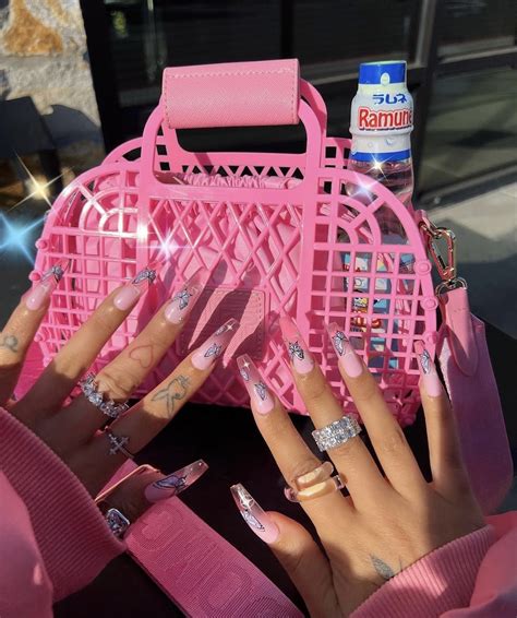 Extreme Barbie Behaviour Jet Set Babe Press On Nails Slaylebrity
