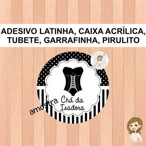 Adesivo Latinha Ch De Lingerie Elo Produtos Especiais