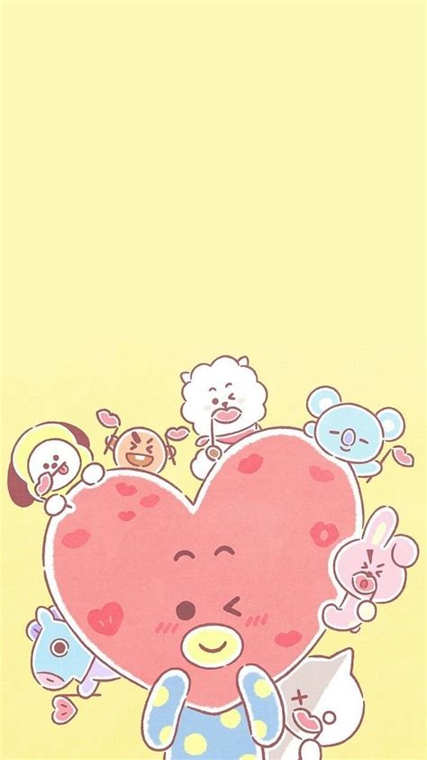 【桌布特輯】被bt21萌哭♡20張精選bt21手機桌布！官方釋出圖片中還有bts的親筆簽名～阿米們必收！ Yahoo奇摩時尚美妝