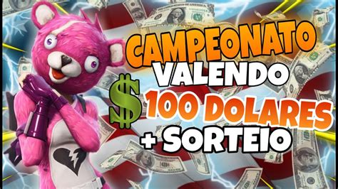 LIVE FORTNITE SALA PERSONALIZADA CAMPEONATO DUPLA VALENDO 100