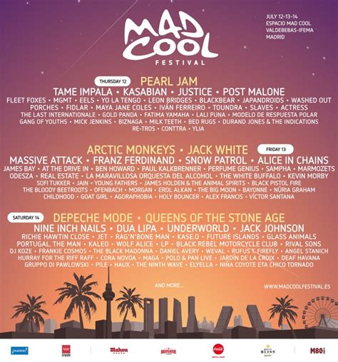 Dua Lipa Encabeza Otras 31 Confirmaciones Del Mad Cool Festival