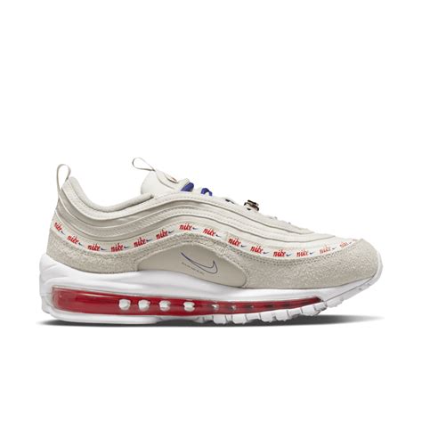 Nike Air Max 97 Light Bone W Light Bone Deep Royal Blue White