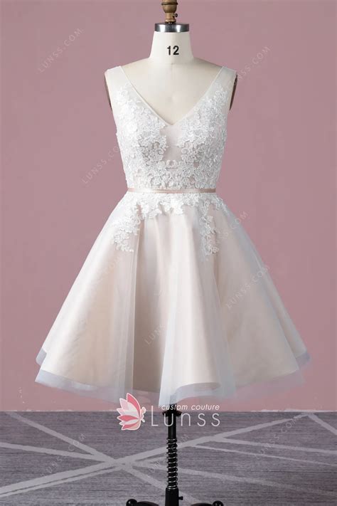 champagne colored dresses short 8