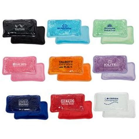 Plush Mini Hot Cold Pack With Logo Bravamarketing Gel Bead Ice Packs