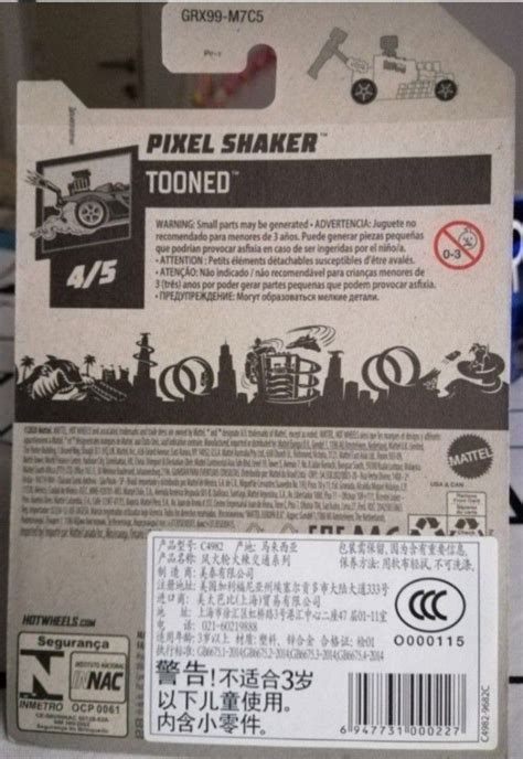 New Pixel Shaker Skull Yellow Tooned Hot Wheels Hotwheels Truck Lego Brick Type Design Hobbies