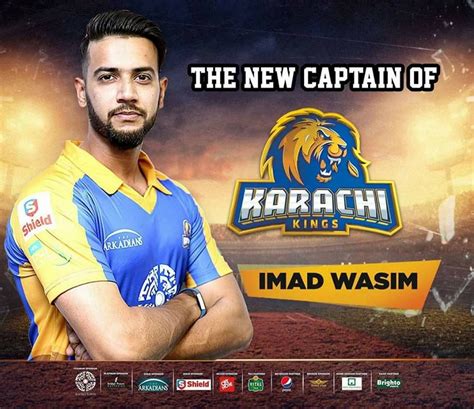 Imad Wasim Appointed As The Captain Of Karachi Kings For Psl 3