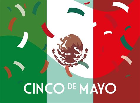 label cinco de mayo with mexican flag 2677126 Vector Art at Vecteezy