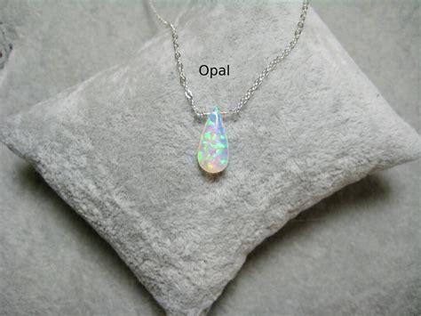 Collier Opale Gouttes Opale Opalimitate Opale Gelée Opale Blanche