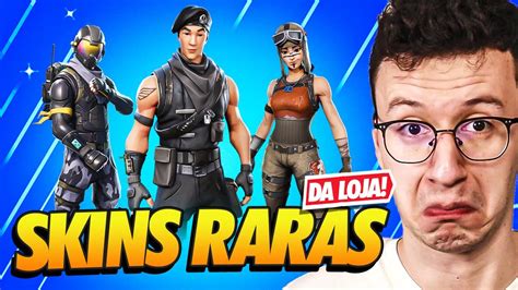 Top 10 Skins Mais Raras Da Loja Em 2022 Fortnite Youtube