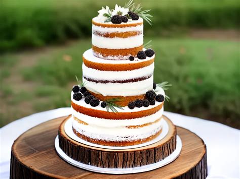 Naked Cake Tend Ncia Deliciosa Para Casamentos
