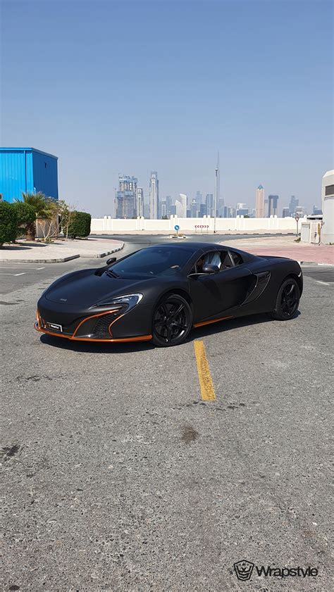 mclaren  lt grey orange wrap wrapstyle