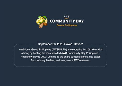 Roadshows Aws Community Day