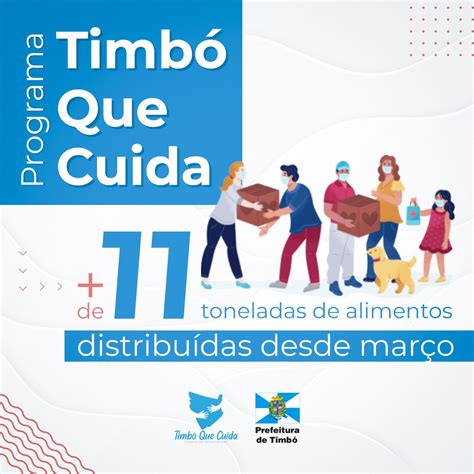 Programa Timbó Que Cuida já distribuiu mais de 11 toneladas de