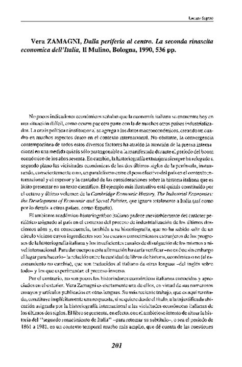 Dalla Periferia Al Centro La Seconda Rinascita Economica Dellitalia 1861 1990 5