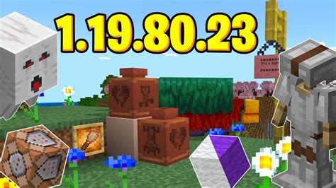 Minecraft Pe 1 19 80 23 CorreÇÕes Bedrock Youtube