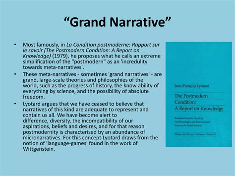 La Condizione Postmoderna Lyotard