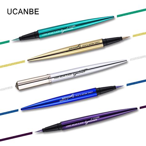 Подводка для глаз с алмазным блеском, карандаш для глаз, длинная одежда ...