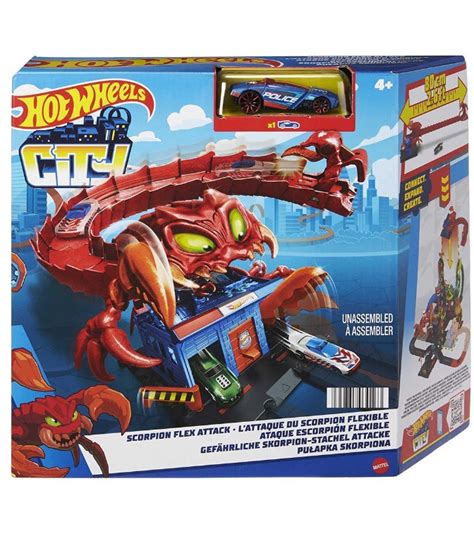 Hot Wheels City Pista Ataque do Escorpião HDR32 Mattel Happily Brinquedos