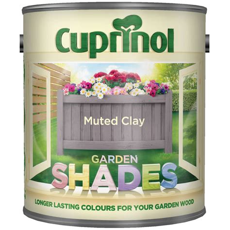 Cuprinol 5122392 Garden Shades Muted Clay 1 Litre Rapid Electronics