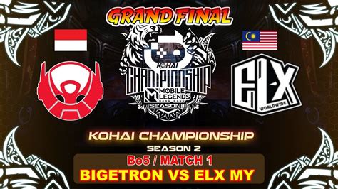 GRAND FINAL BIGETRON ESPORTS VS ELX ESPORTS KOHAI CHAMPIONSHIP 2022