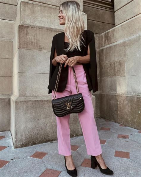 Pink And Black Outfit Ideas That Prove This Combo Is Still Hot