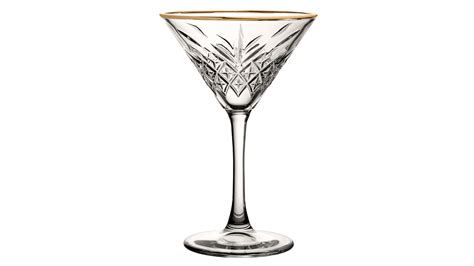 Martini Glas 23 Cl Met Gouden Boord Timeless Vintage M T