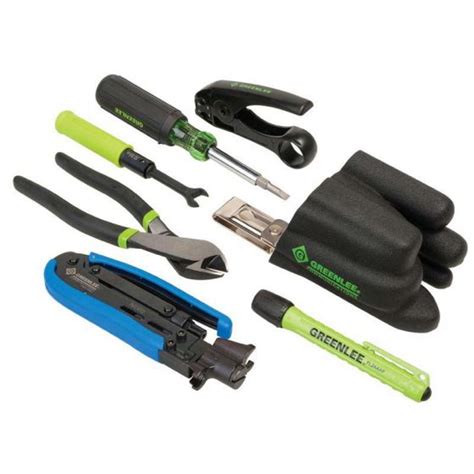 Greenlee Professional Coax Cable Tool Kit Fosco Connect