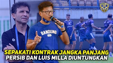 Teddy Umumkan Kontrak Jangka PanjangMasa Depan Luis Milla Di Persib