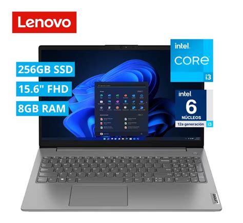 Laptop Lenovo V15 G3 Iap 15 6 Fhd Intel Core I3 1215u 256gb Ssd 8gb