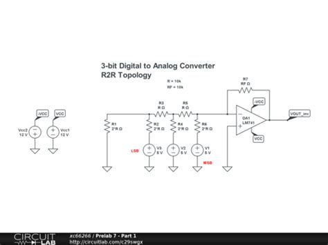 Prelab 7 - Part 1 - CircuitLab