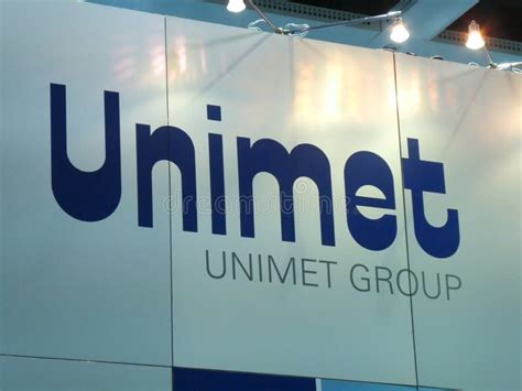 Unimet company sign editorial stock image. Image of development - 120406044