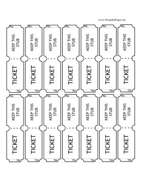 free printable raffle tickets 1 100 student handouts - fundraising ...