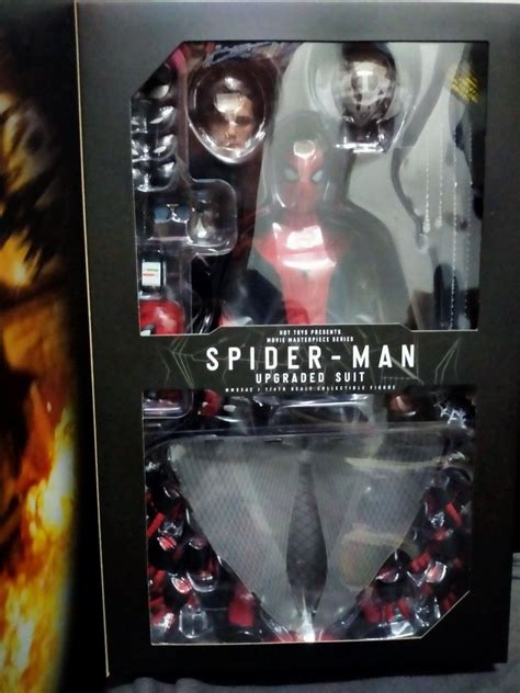 Hot Toys Spider Man Upgraded Suit Hobbies Toys Toys Games On Carousell