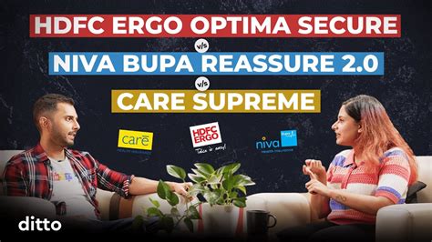 Hdfc Ergo Optima Secure Vs Care Supreme Vs Niva Bupa Reassure 2 0 Best Health Plan 2024 Youtube