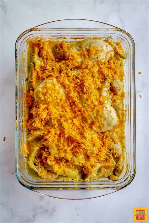 Creamy Chicken Artichoke Casserole Sunday Supper Movement