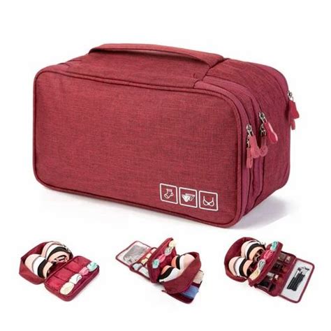 Multicolor Women Underwear Portable 3 Layer Lingerie Organizer For Travel At 185 Piece In Thane