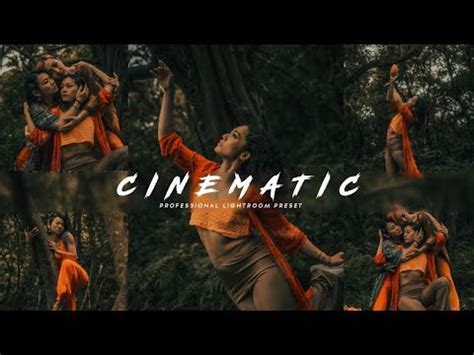 Cinematic Moody Green Lightroom Mobile Preset Color Grading Cinematic