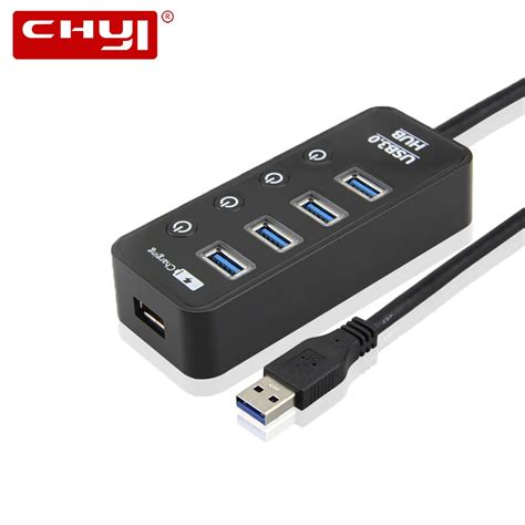 Chyi Multi Usb Hub High Speed Port Usb Hub Splitter With