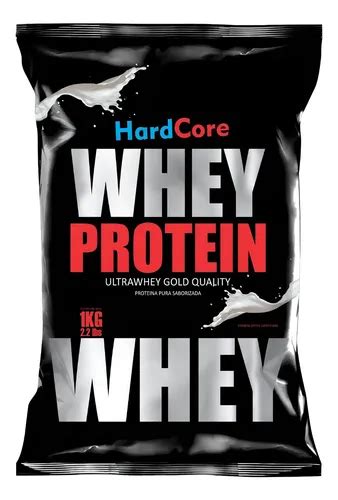 Suplemento en polvo Hardcore Nutrition Ultra Gold Qualitty Proteínas sabor frutilla x kg