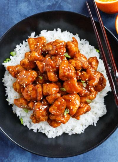 Easy Orange Chicken Recipe With Homemade Sauce Cookin With Mima
