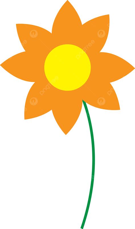 Sun Flower Vector, Sung, Flowers, Cute PNG and Vector with Transparent