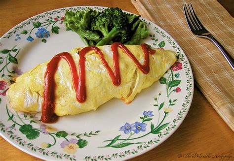 Omurice Omelette Rice Recipe The Delectable Hodgepodge